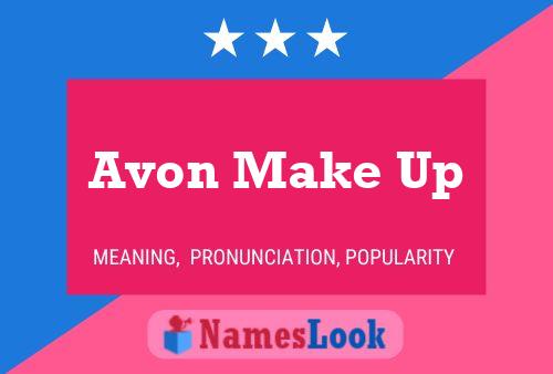 Avon Make Up Namensposter