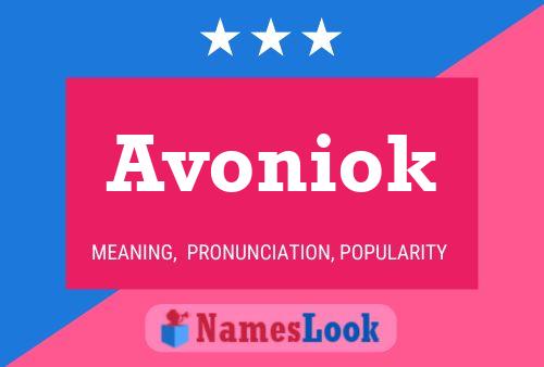 Avoniok Namensposter