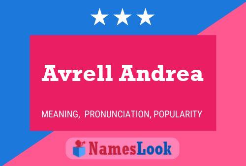 Avrell Andrea Namensposter