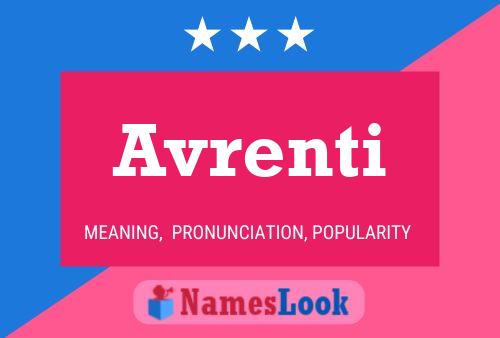 Avrenti Namensposter