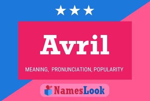 Avril Namensposter