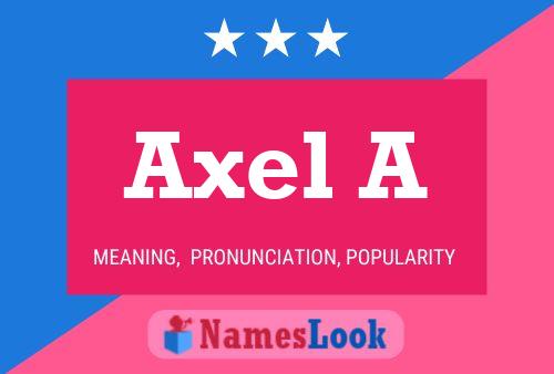 Axel A Namensposter