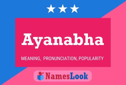 Ayanabha Namensposter