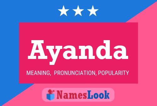 Ayanda Namensposter