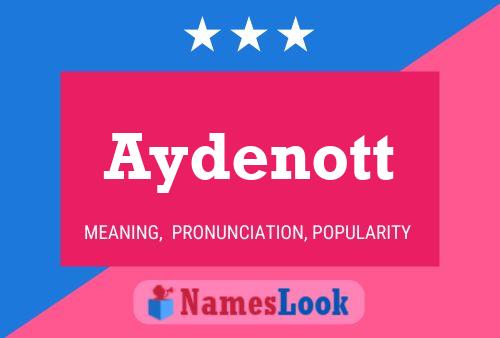 Aydenott Namensposter