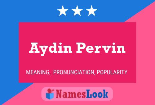 Aydin Pervin Namensposter