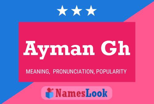 Ayman Gh Namensposter