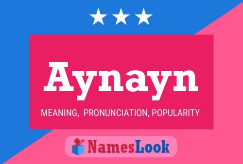 Aynayn Namensposter