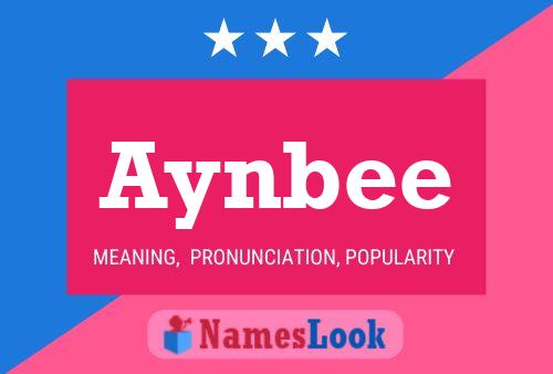 Aynbee Namensposter