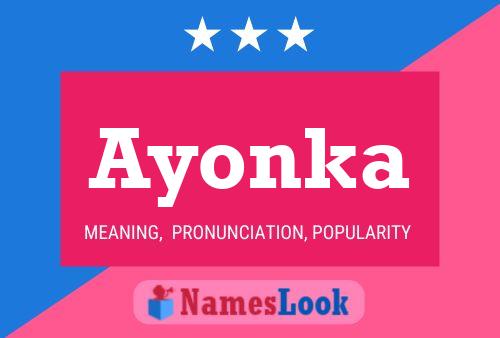 Ayonka Namensposter