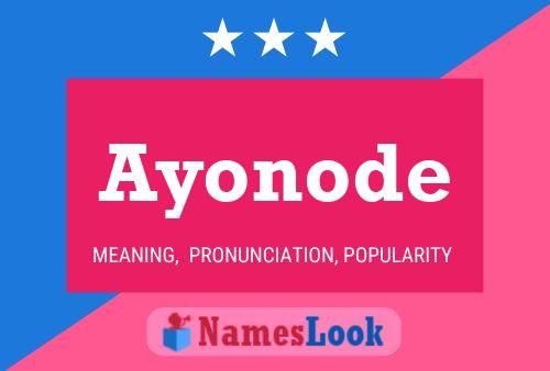 Ayonode Namensposter