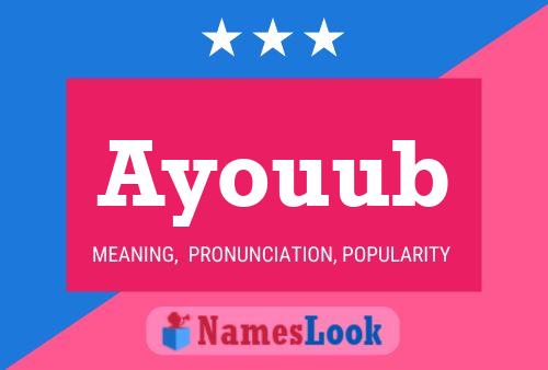 Ayouub Namensposter