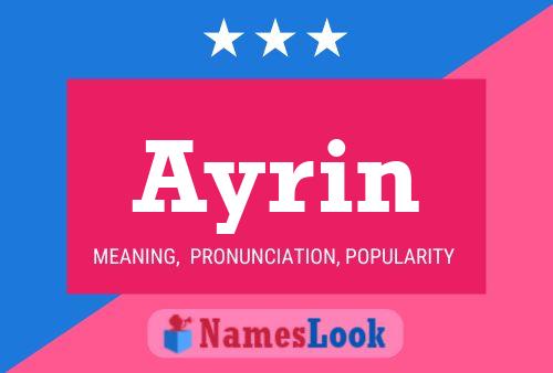 Ayrin Namensposter