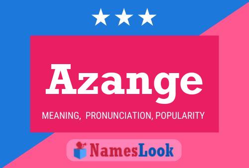 Azange Namensposter