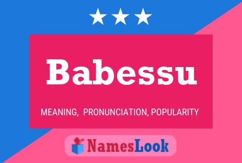 Babessu Namensposter