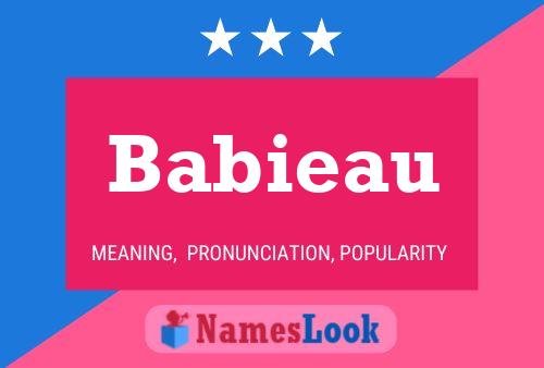 Babieau Namensposter