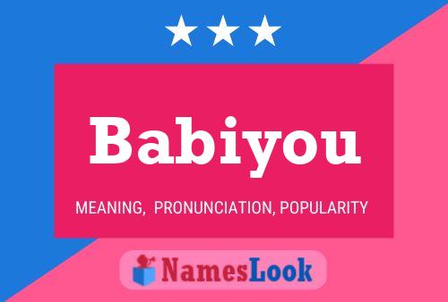 Babiyou Namensposter