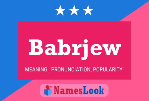 Babrjew Namensposter