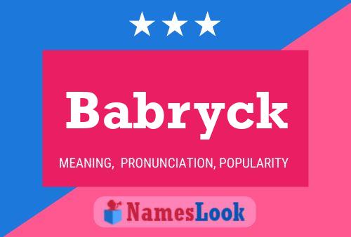 Babryck Namensposter