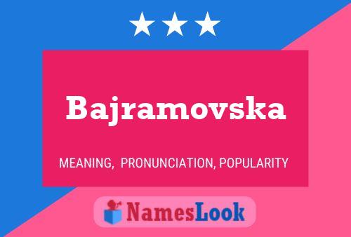 Bajramovska Namensposter