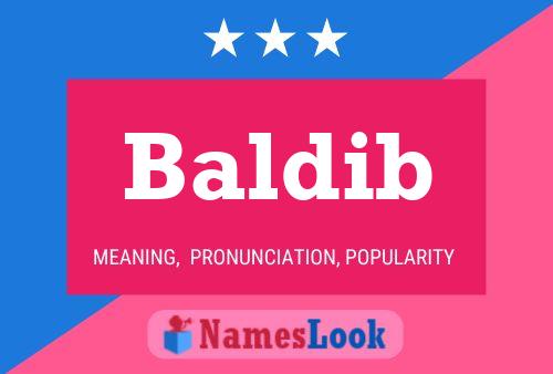 Baldib Namensposter