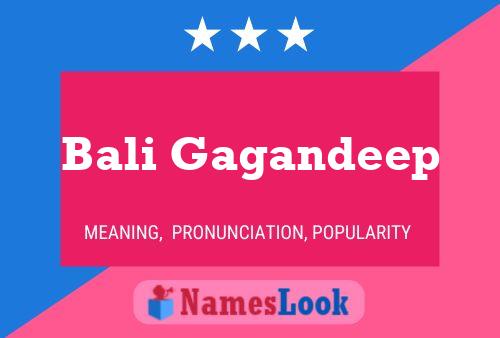 Bali Gagandeep Namensposter