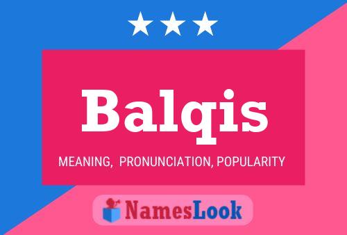 Balqis Namensposter