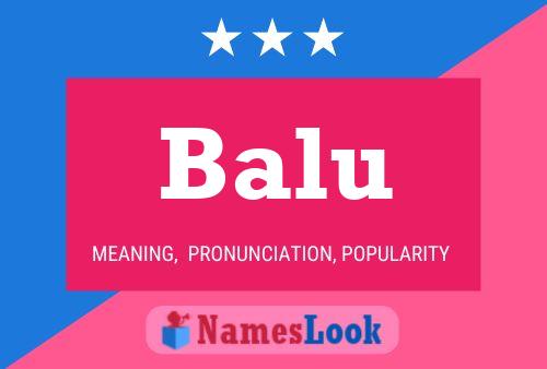 Balu Namensposter