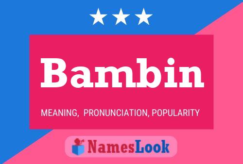 Bambin Namensposter