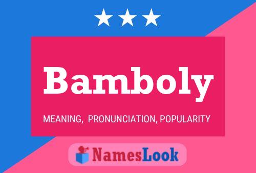 Bamboly Namensposter