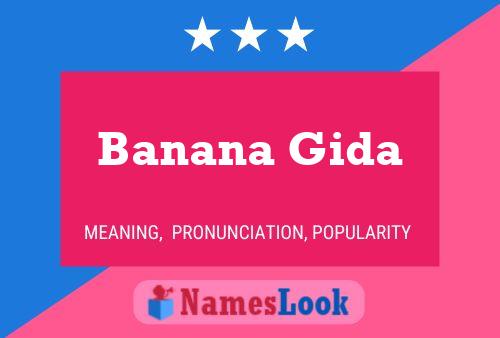 Banana Gida Namensposter