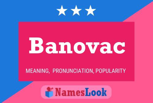 Banovac Namensposter