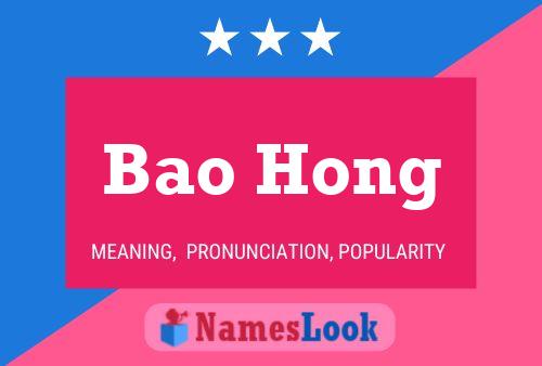 Bao Hong Namensposter