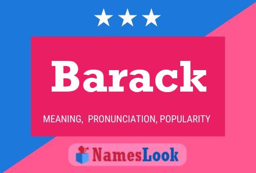 Barack Namensposter