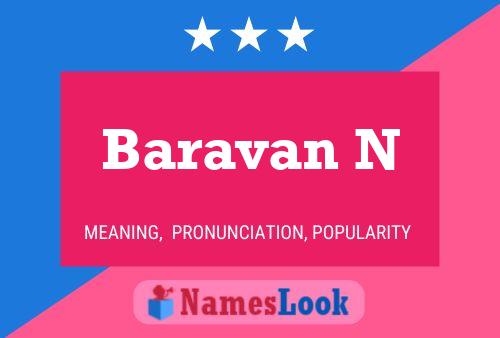 Baravan N Namensposter