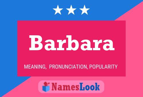 Barbara Namensposter