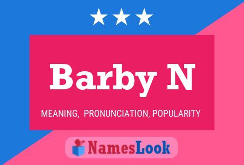 Barby N Namensposter