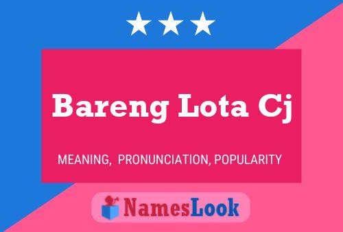 Bareng Lota Cj Namensposter