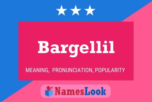 Bargellil Namensposter