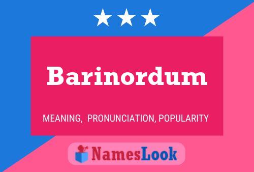 Barinordum Namensposter