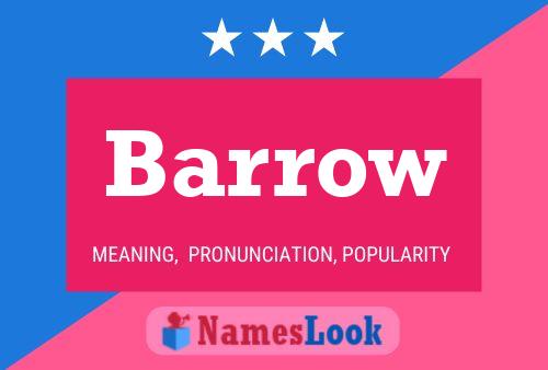 Barrow Namensposter