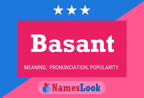 Basant Namensposter