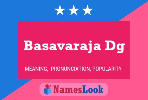 Basavaraja Dg Namensposter