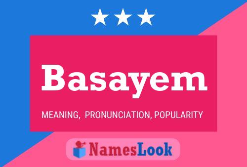 Basayem Namensposter