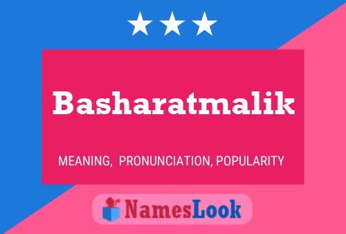 Basharatmalik Namensposter