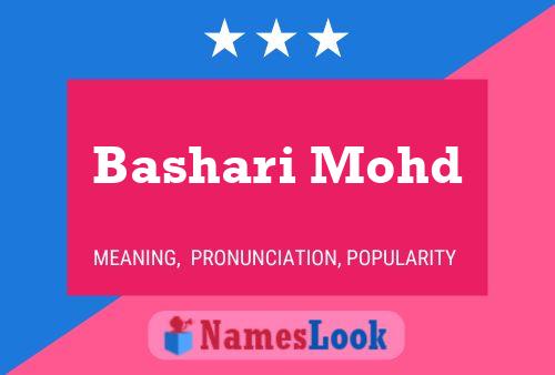 Bashari Mohd Namensposter