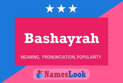 Bashayrah Namensposter