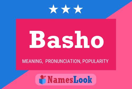 Basho Namensposter