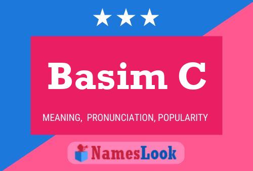 Basim C Namensposter