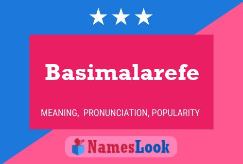 Basimalarefe Namensposter